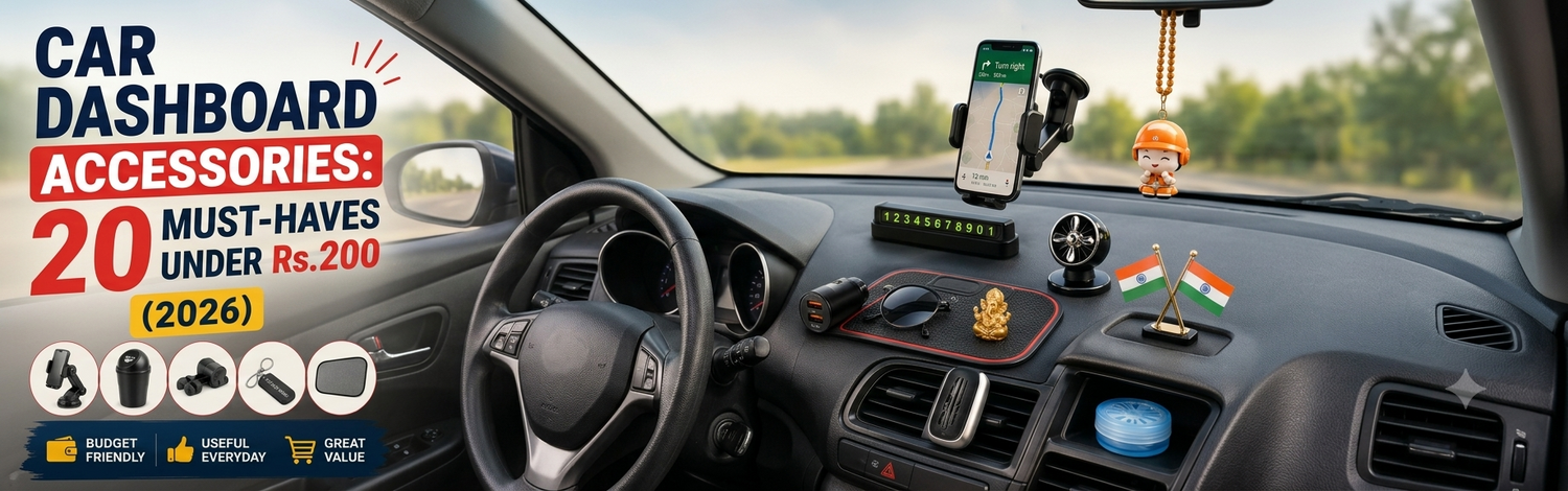 Car Dashboard Accessories: 20 Must-Haves Under Rs.200 (2026)