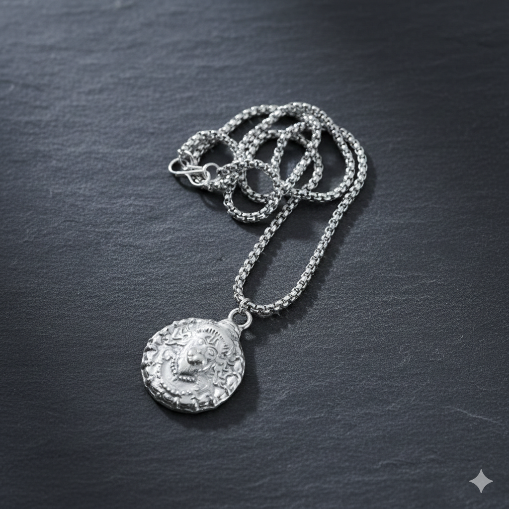 Hanuman faceLocket With Chain, Pendant Necklace Chain (1 Pc)