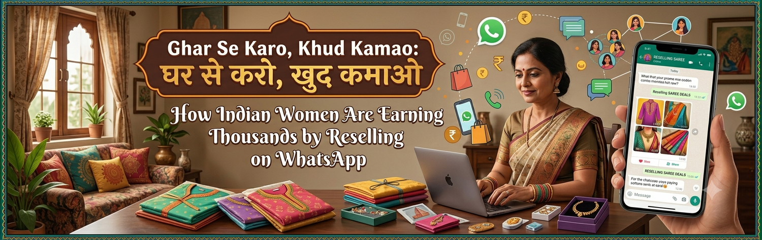 Ghar Se Karo, Khud Kamao: How Indian Women Are Earning Thousands by Reselling on WhatsApp