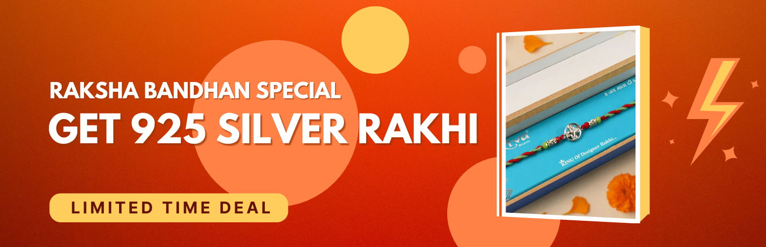 Raksha Bandhan Special: Get 925 Silver Rakhi – Limited Time Deal