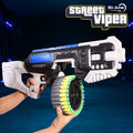 Street Viper Hi-Arm Toy Blaster Gun with Rotating Dart Drum – Kids Outdoor Shooting Toy (1 Pc, Mix colour)