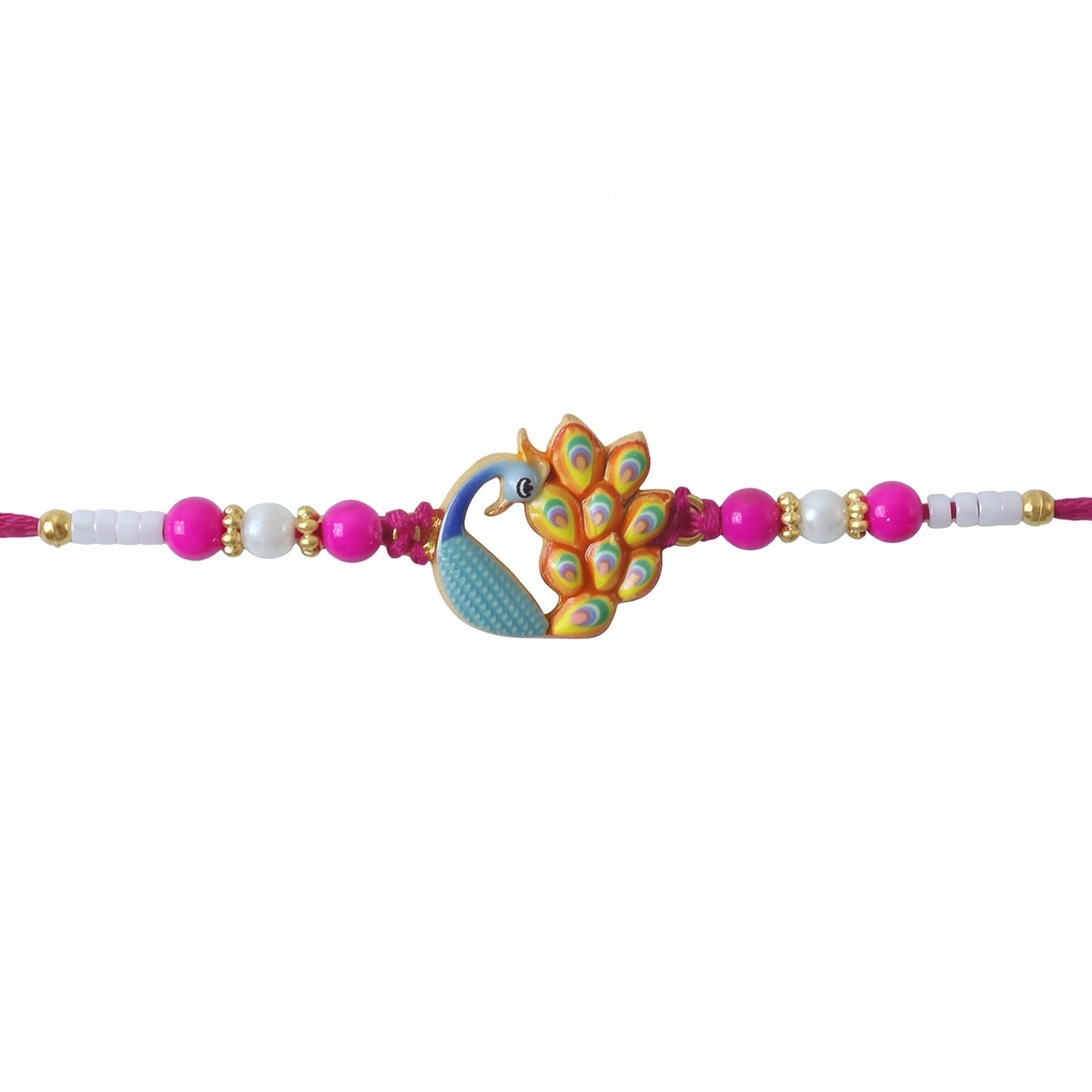 Side view of lightweight and skin-friendly Rakhi