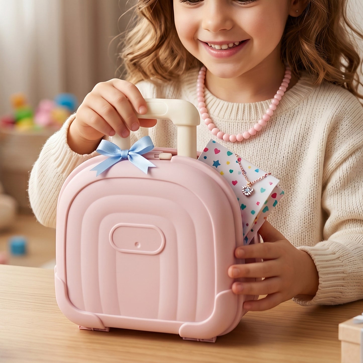 Suitcase box white bg