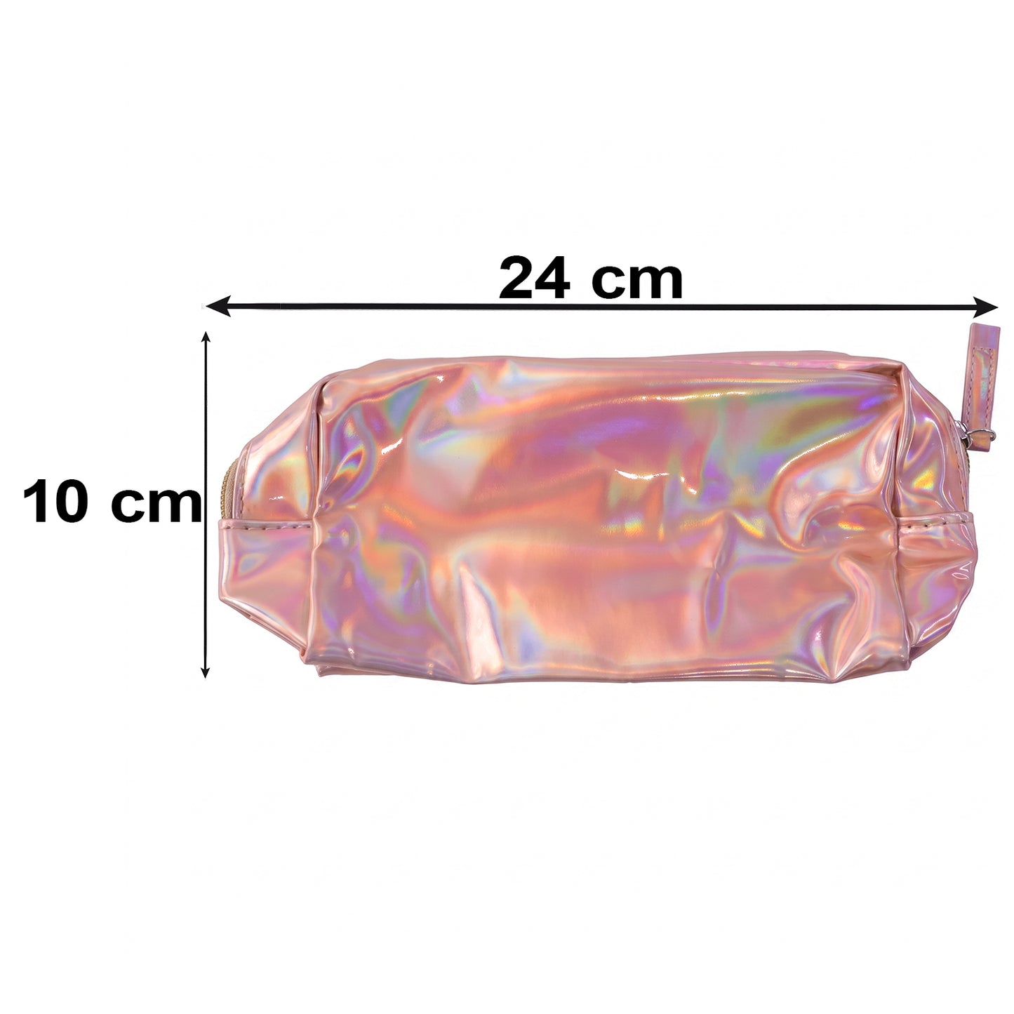 Waterproof Travel Cosmetic Pouch Holographic Makeup Toiletry Bag (1 Pc)