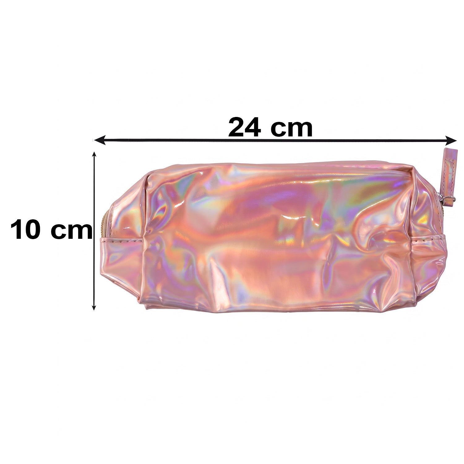 Waterproof Travel Cosmetic Pouch Holographic Makeup Toiletry Bag (1 Pc)