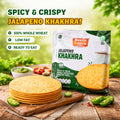 Jalapeno Khakhra – Crispy & Spicy Whole Wheat Snack 200g