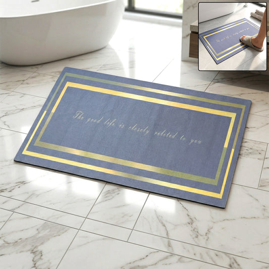 Premium Anti Slip Bathroom Floor Mat (1 Pc, 79x50 Cm)