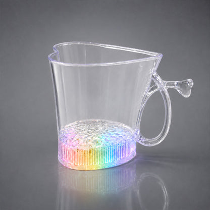 LED Glass Cup – Heart Shape Blinking Party Drinkware | Siplix