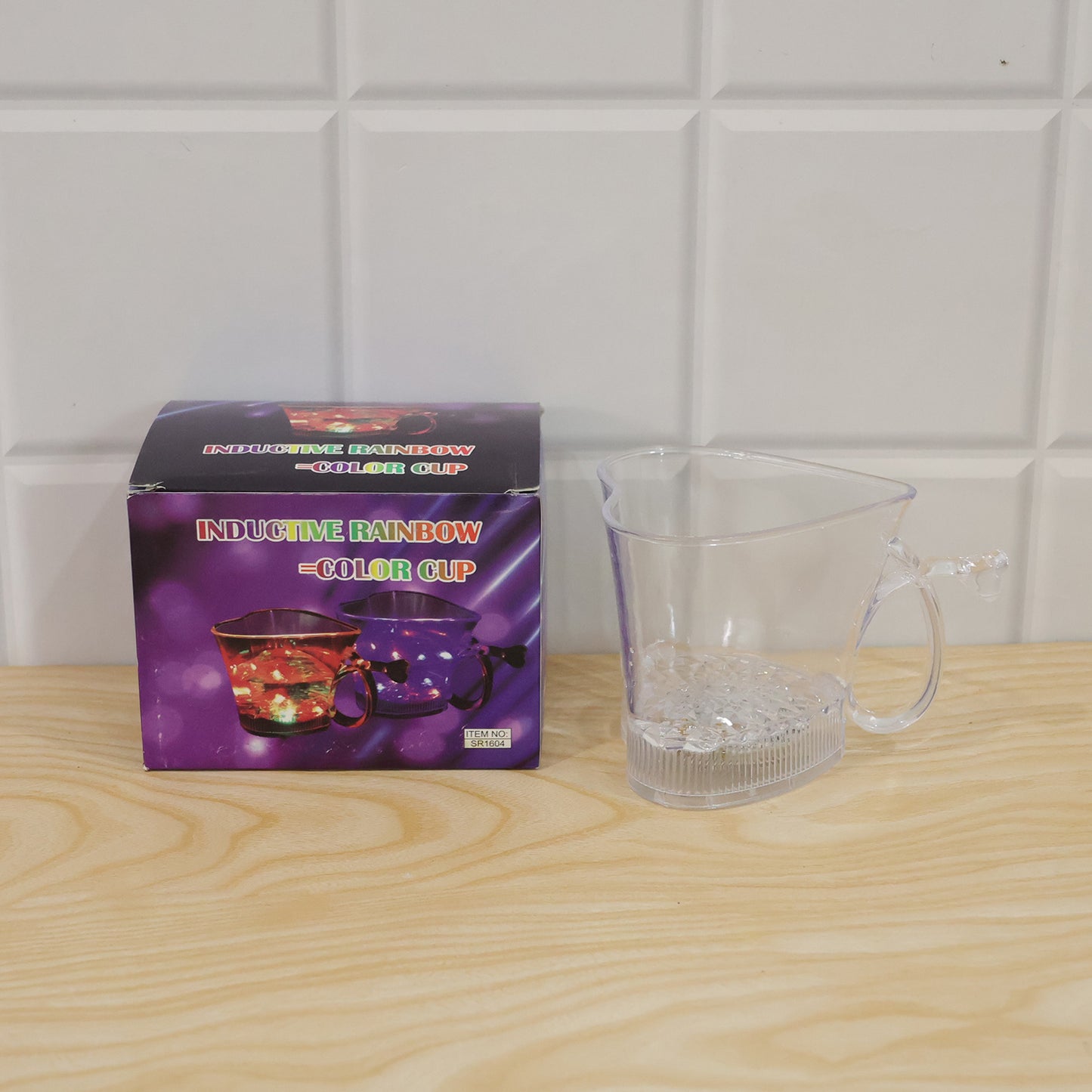 LED Glass Cup – Heart Shape Blinking Party Drinkware | Siplix