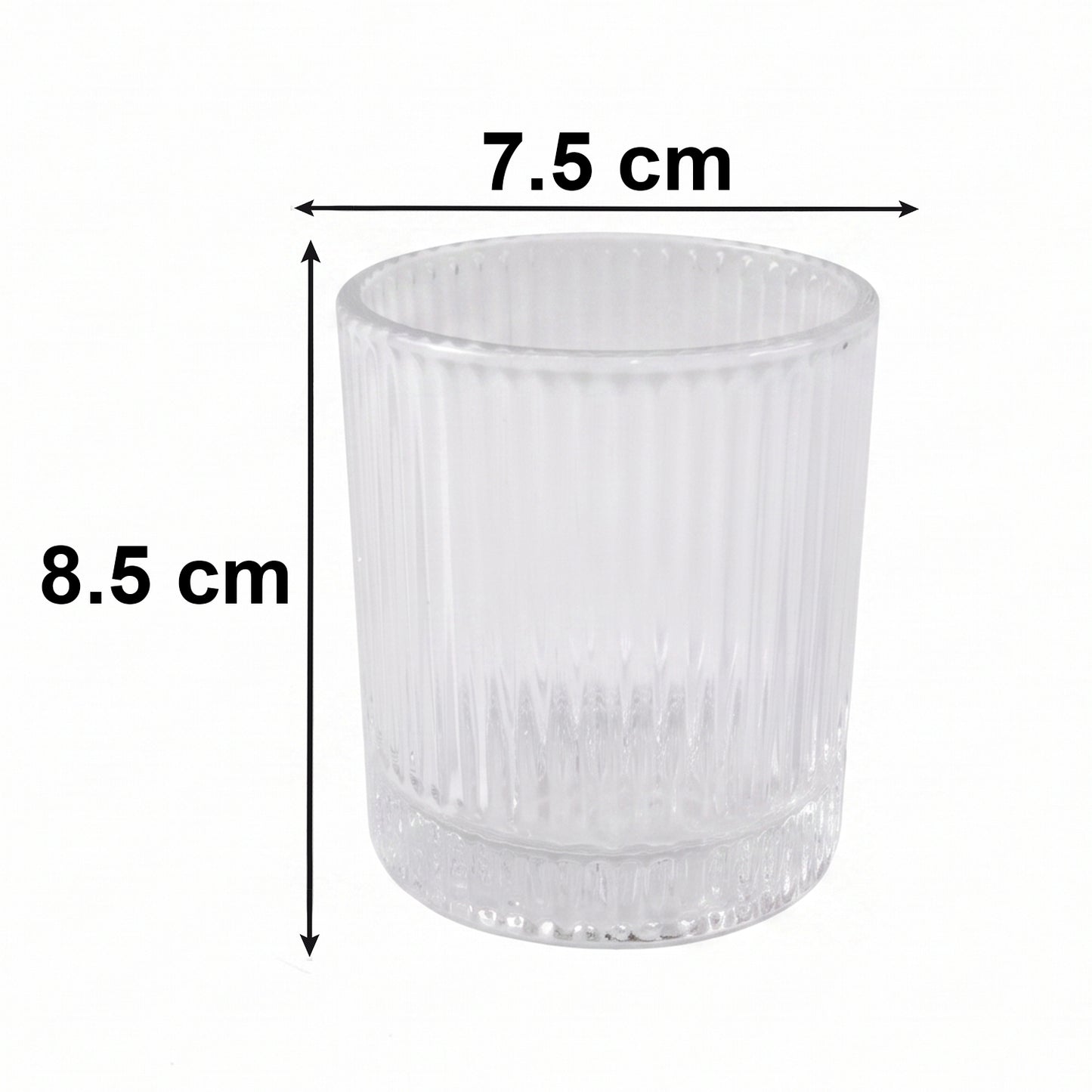 Premium Transparent Crystal Glass Tumbler