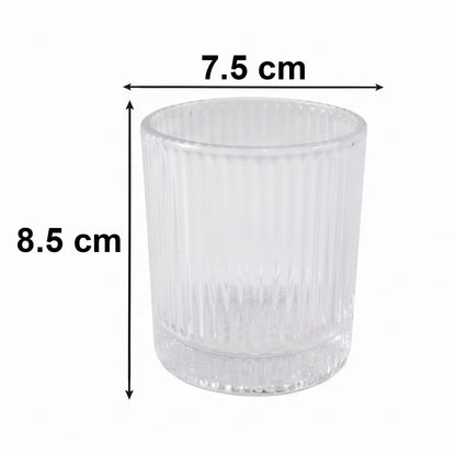 Premium Transparent Crystal Glass Tumbler