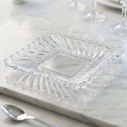 Stylish Transparent Glassware Serving Set