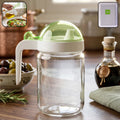 Glass Oil Bottle – 580ml Leak-Proof & Easy Pour Design