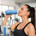 Premium Glass Drinking Water Bottle with Protective Sleeve for Daily Use (1 Pc)