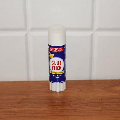 OfficeMate Glue Stick – 35g Strong Adhesion Non-Toxic PVP Based