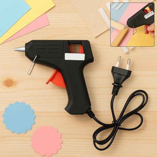 20W Hot Melt Glue Gun  – Fast-Heating Craft & Repair Adhesive Applicator (1 Pc)