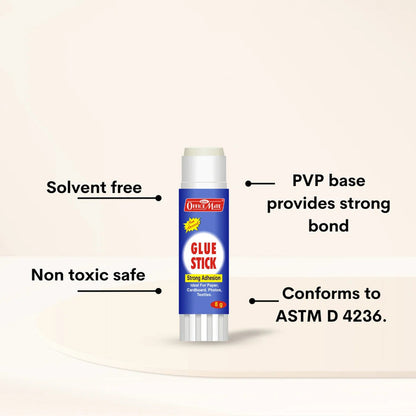 OfficeMate Glue Stick – 8g Strong Adhesion Non-Toxic PVP Based
