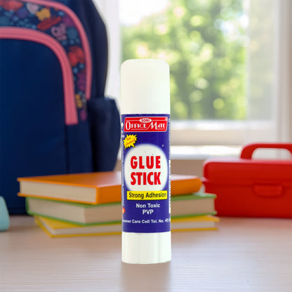 Officemate Glue Stick – 35g Strong Adhesion Non-Toxic PVP Based