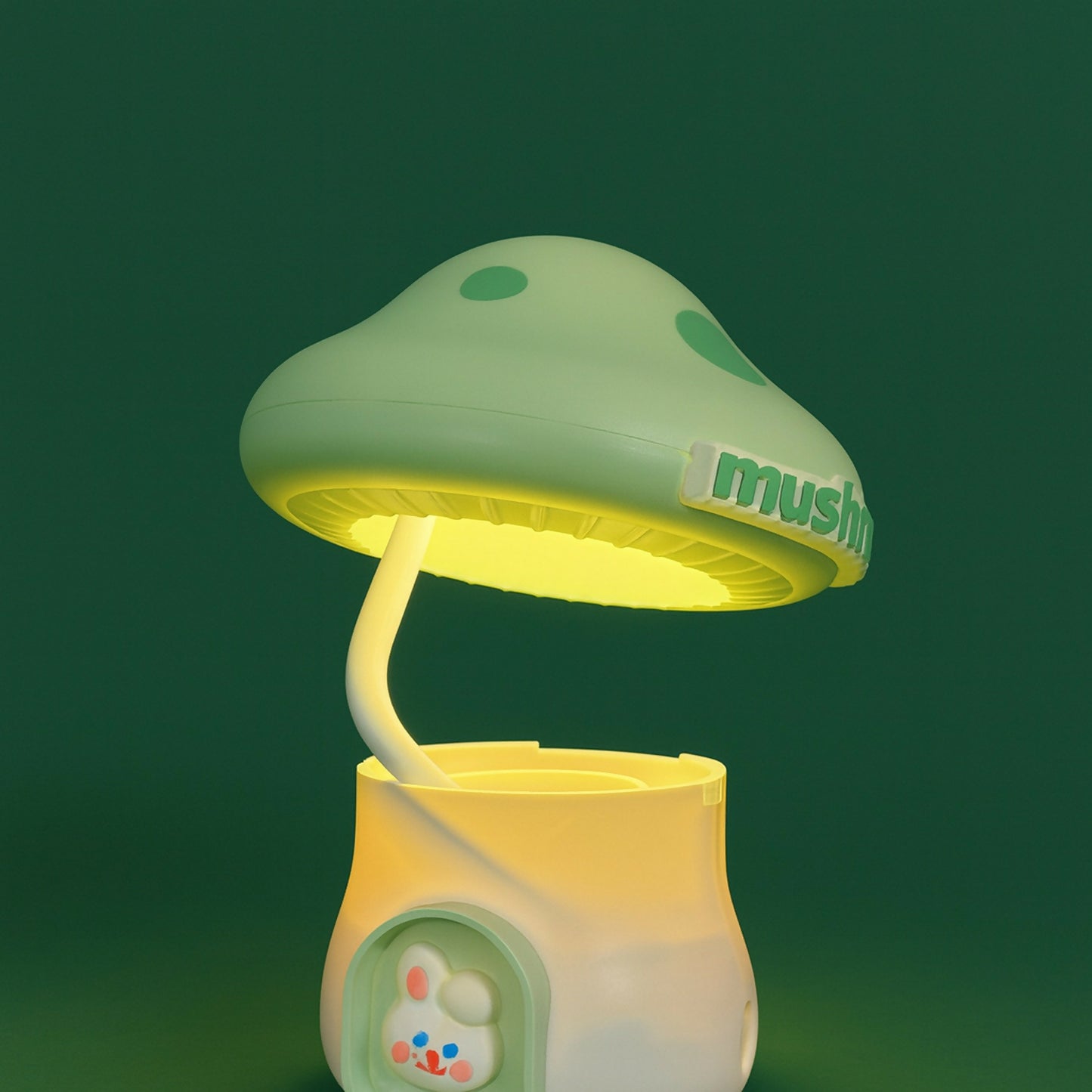 Mushroom Shape LED Night Lamp for Kids Room, Soft Warm Bedside Light