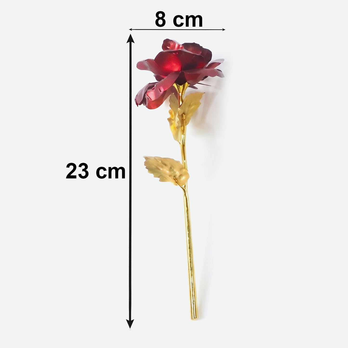Close view of colorful rose decor pieces
