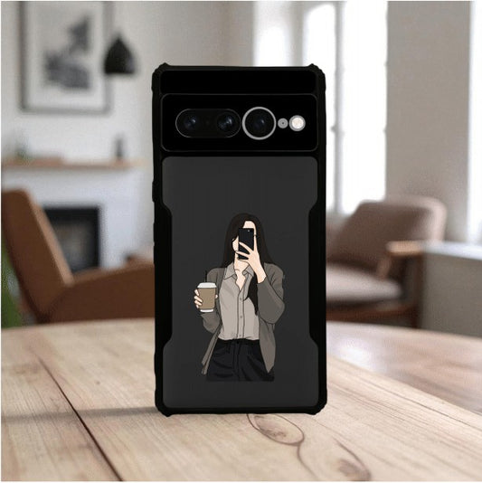 Coffee Girl Mobile Cover For Google Pixel 7 Pro