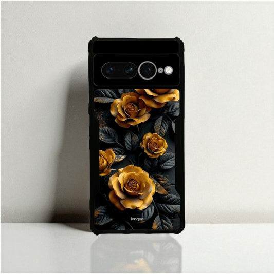 Golden Rose Mobile Cover For Google Pixel 7 Pro