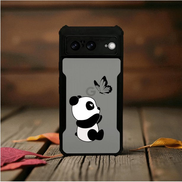 Panda and Butterfly Mobile Cover For Google Pixel 8