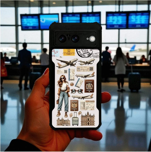 Travel Girl Vibes Mobile Cover For Google Pixel 8