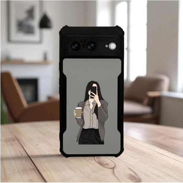 Coffee Girl Mobile Cover For Google Pixel 8