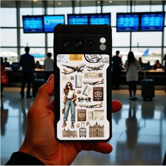 Travel Girl Vibes Mobile Cover For Google Pixel 8 Pro