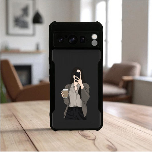 Coffee Girl Mobile Cover For Google Pixel 8 Pro
