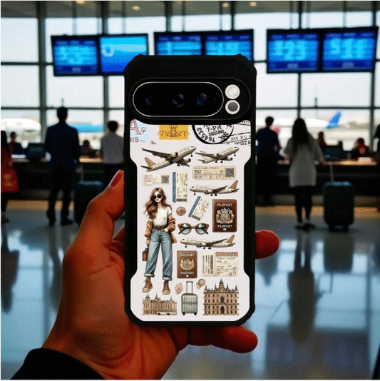 Travel Girl Vibes Mobile Cover For Google Pixel 9 Pro