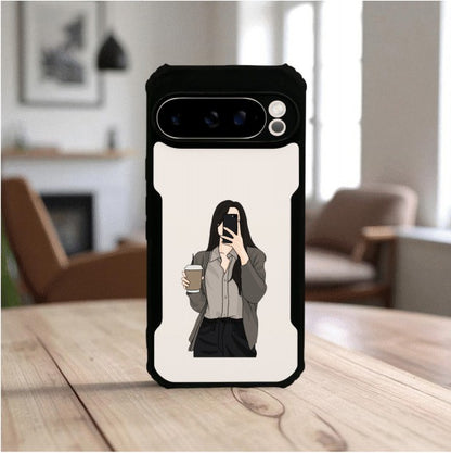 Coffee Girl Mobile Cover For Google Pixel 9 Pro XL