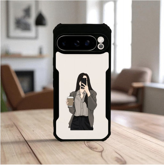Coffee Girl Mobile Cover For Google Pixel 9 Pro XL