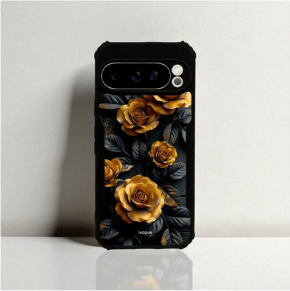 Golden Rose Mobile Cover For Google Pixel 9 Pro XL