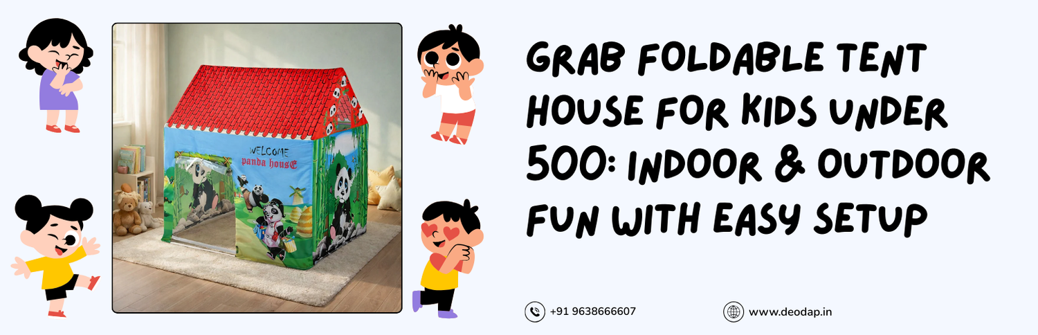 Best Foldable Tent House for Kids Under Rs. 500 - Indoor and Outdoor Play India 2026
