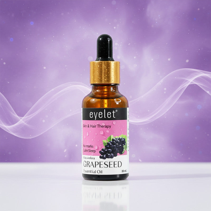 Eyelet Grapeseed Essential Oil for Lightweight Skin Softening & Daily Hydration – 30ML