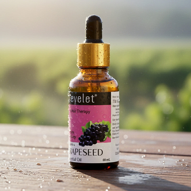 Eyelet Grapeseed Essential Oil for Lightweight Skin Softening & Daily Hydration – 30ML