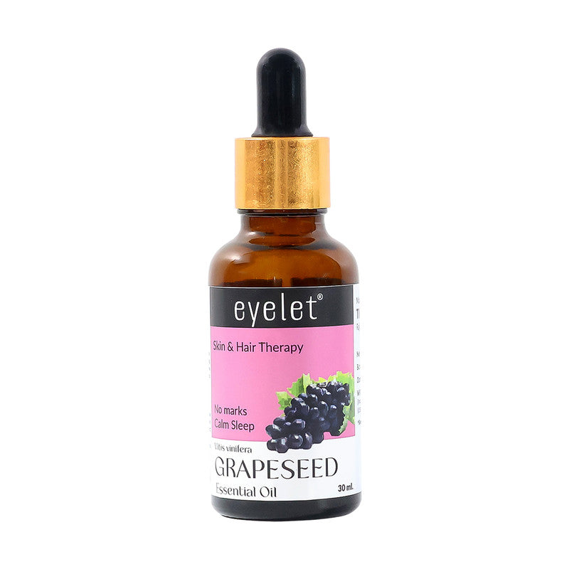 Eyelet Grapeseed Essential Oil for Lightweight Skin Softening & Daily Hydration – 30ML