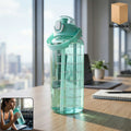 2 Litre Sports Water Bottle – Leakproof Flip Lock with Straw