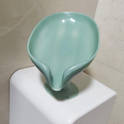 Clean and modern bathroom with waterproof plastic soap holder