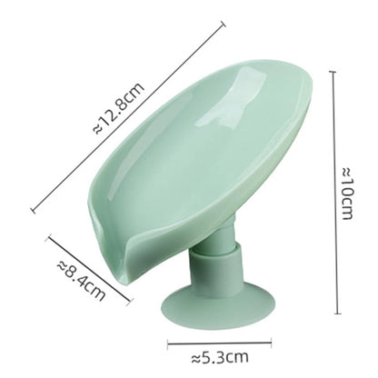 Side view of waterproof plastic soap holder with drainage functionality