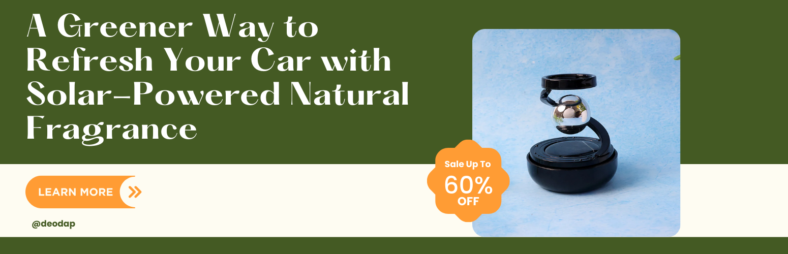 A Greener Way to Refresh Your Car with Solar-Powered Natural Fragrance