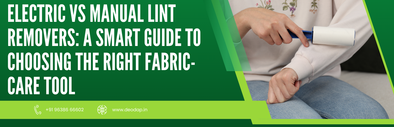 Electric vs Manual Lint Removers: A Smart Guide to Choosing the Right Fabric-Care Tool
