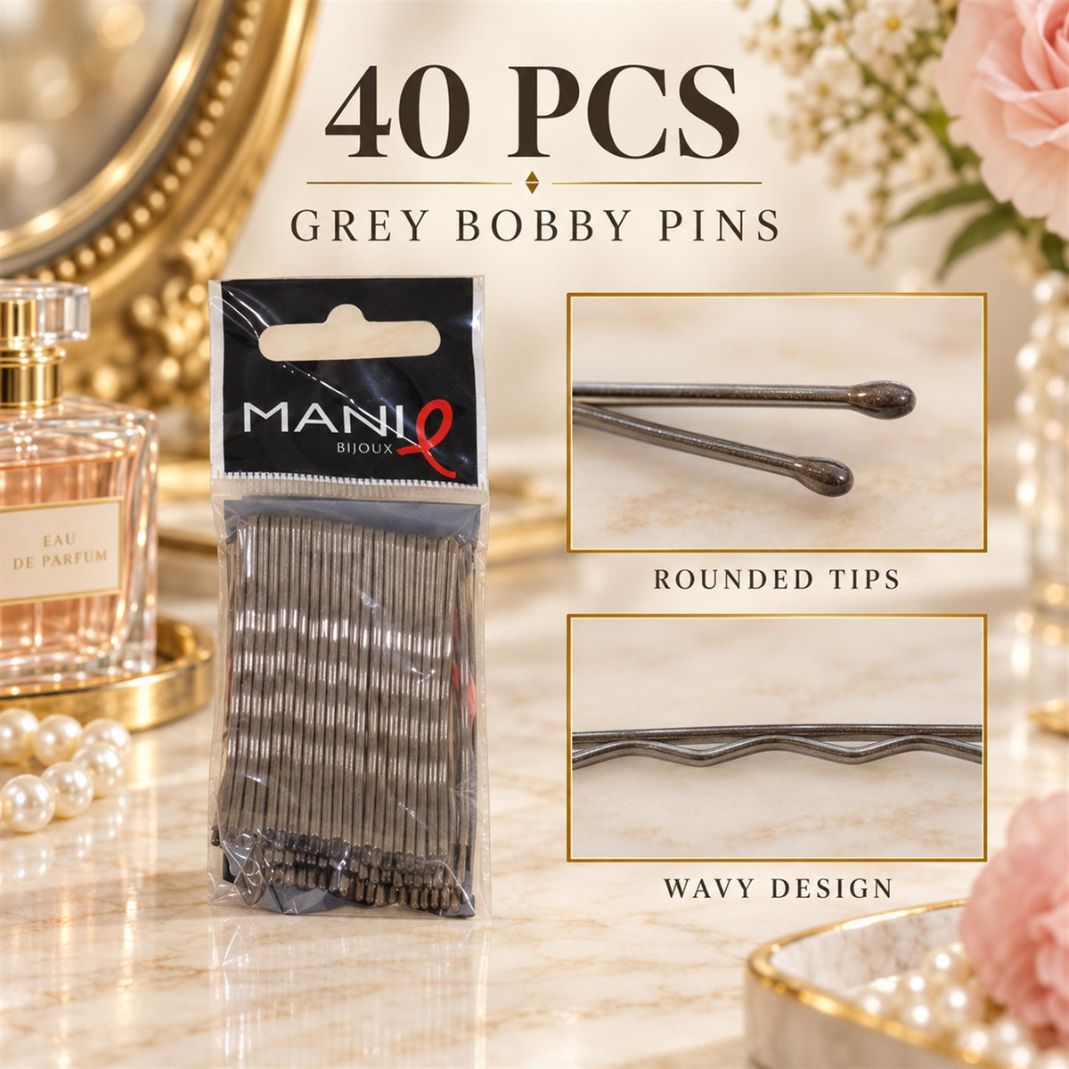 Bobby pins size guide