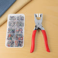 Snap Button Plier Kit – Heavy Duty with 100+ Assorted Studs