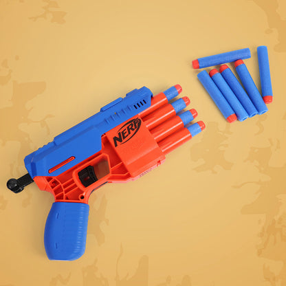 Nerf Alpha Strike Fang QS-4 Blaster Compact Dart Blaster with 10 Darts