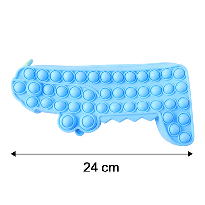 Size chart of Pop It silicone pencil pouch
