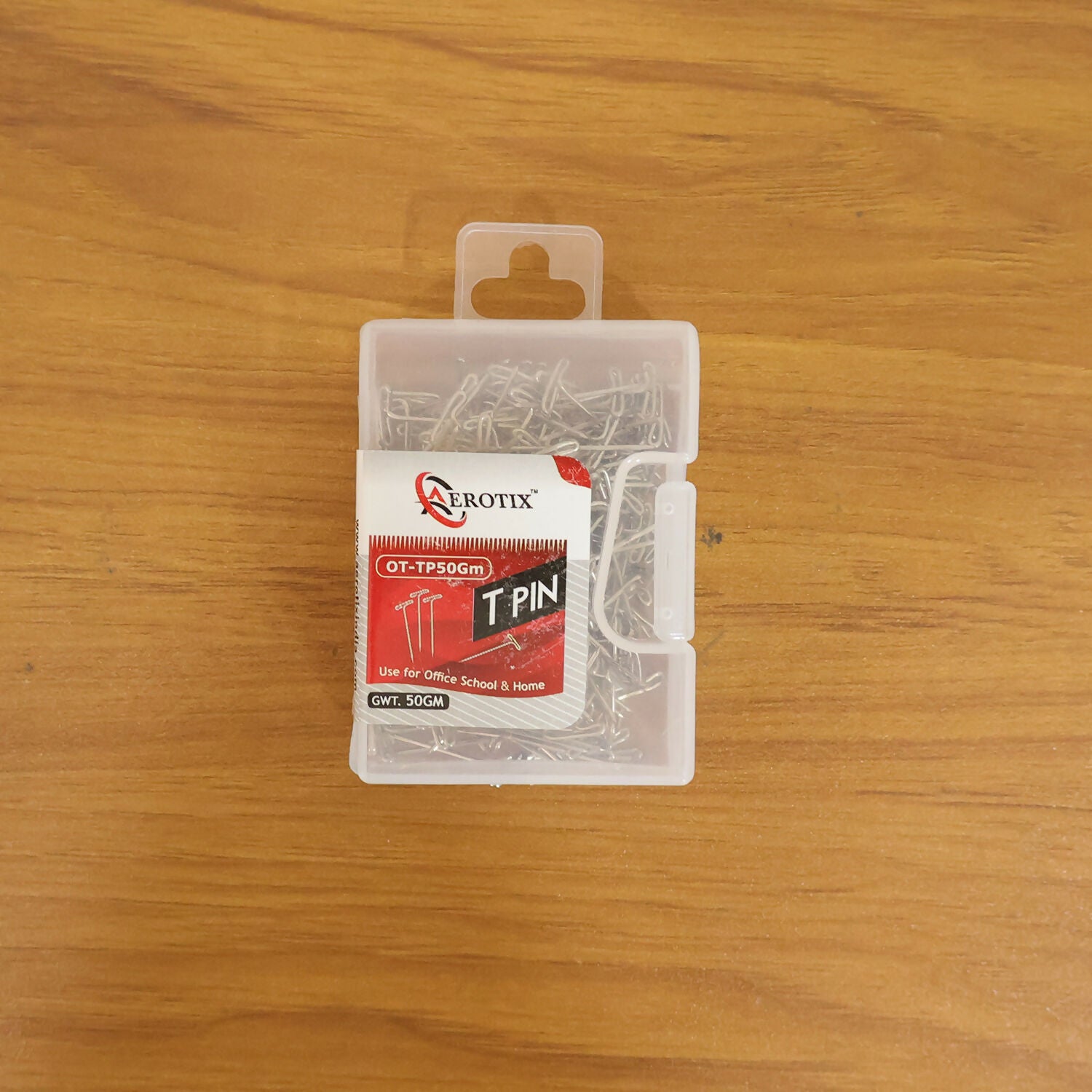 Aerotix Stainless Steel T Pin For Sewing & Craft Pins for Fabric, Notice Board, Office & Home Use (50Gm)