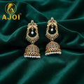 Multicolor Stone Jhumka Earrings – Premium Traditional Festive Jewellery